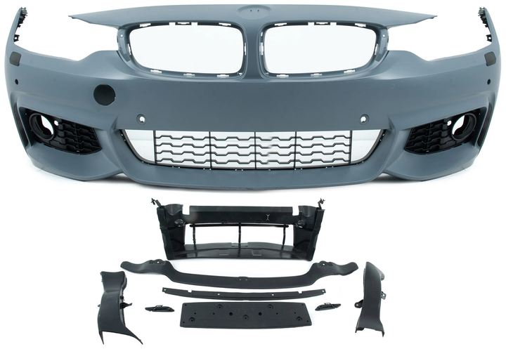 Передний бампер M-Sport для BMW 4 серия F32/F33/F36 2012-2020 гг - изображение 6