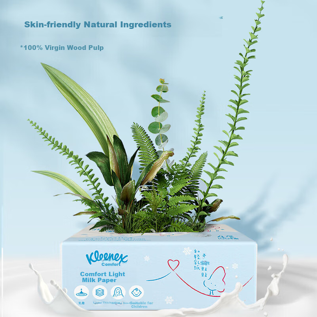 Салфетки для лица Kleenex, 4-слойные, 100 листов×18 упаковок, увлажняющие, мягкие, для чувствительной кожи - Фото 4 Салфетки для лица Kleenex, 4-слойные, 100 листов×18 упаковок, увлажняющие, мягкие, для чувствительной кожи - изображение 4