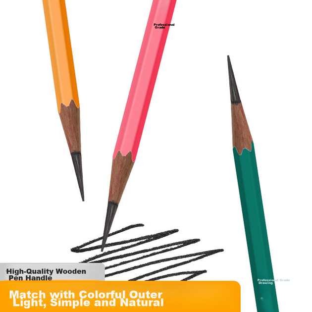 Набір олівців для малювання Marie's Sketching Pencil Set, вугільні олівці, професійні інструменти для малювання для художніх іспитів та малювання ескізів, повний набір інструментів [професійний клас], 47 предметів у коробці для художнього малювання ескізі - зображення 8