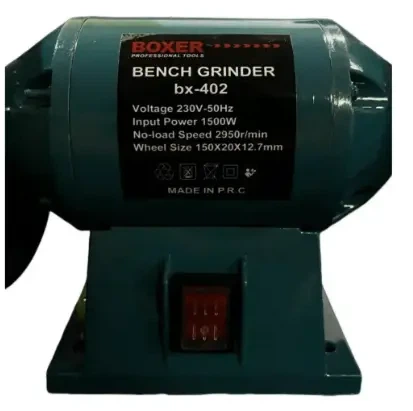 Заточний верстат Boxer BX402 1500 Вт 2980 об хв зі шліфувальним кругом 150 мм і стрічкою 50х686 мм для заточування та шліфування металу дерева пластику - зображення 6