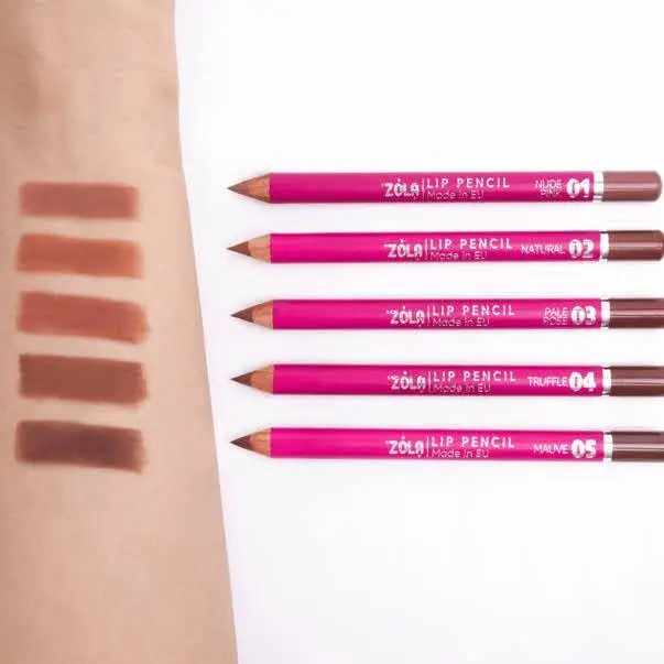 Матовый карандаш для губ Zola Lip Pencil №2 - Natural - изображение 4