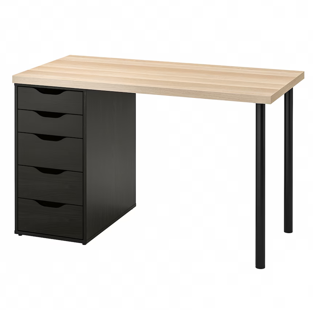 Стол LAGKAPTEN/ALEX IKEA 794.169.68 дуб/коричневый - Фото 1 Стол LAGKAPTEN/ALEX IKEA 794.169.68 дуб/коричневый - изображение 1