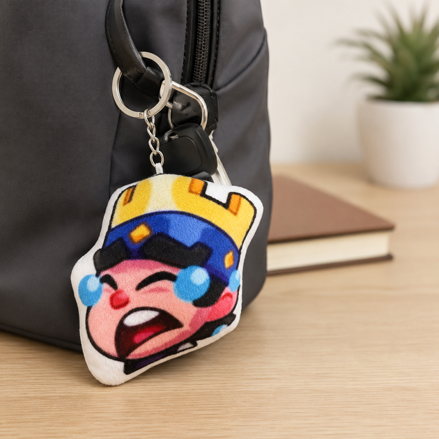 Брелок Clash Royale Плачущий принц 8х6 см, брелок со звуком Клеш Рояль - Фото 7 Брелок Clash Royale Плачущий принц 8х6 см, брелок со звуком Клеш Рояль - изображение 7