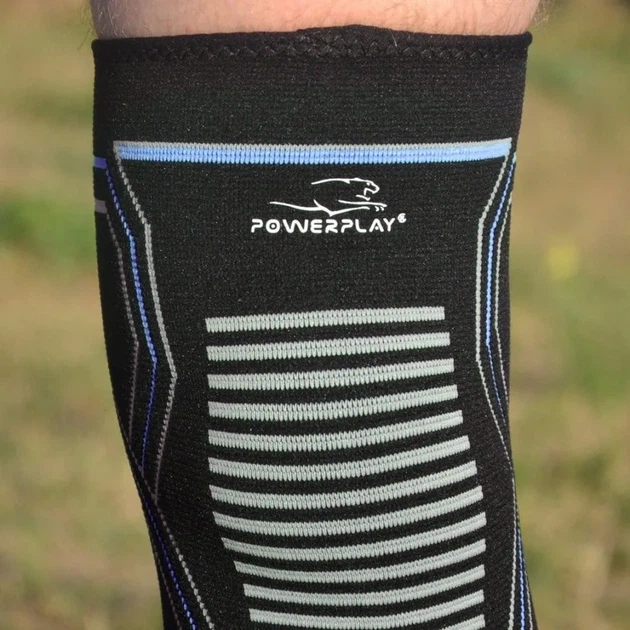 Наколінники спортивні PowerPlay PP-4099 Knee Support Чорно/Сині S/M (пара) (L/XL (пара)) - Фото 7 Наколінники спортивні PowerPlay PP-4099 Knee Support Чорно/Сині S/M (пара) (L/XL (пара)) - изображение 7