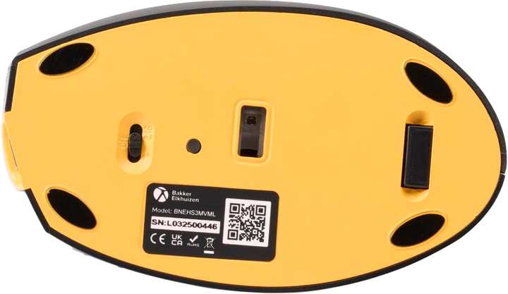 Миша BakkerElkhuizen Handshake Wireless/Bluetooth/USB Black-Grey (BNEHS3MVML) - Фото 2 Миша BakkerElkhuizen Handshake Wireless/Bluetooth/USB Black-Grey (BNEHS3MVML) - зображення 2