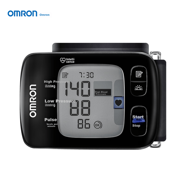 Електронний монітор артеріального тиску OMRON для літніх людей зап'ястного типу медичний смарт-додаток Bluetooth-метр артеріального тиску T50 - изображение 3