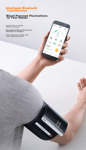 Тонометр электронный Yuwell плечевой для дома и бизнеса Bluetooth медицинский 630CR - изображение 3