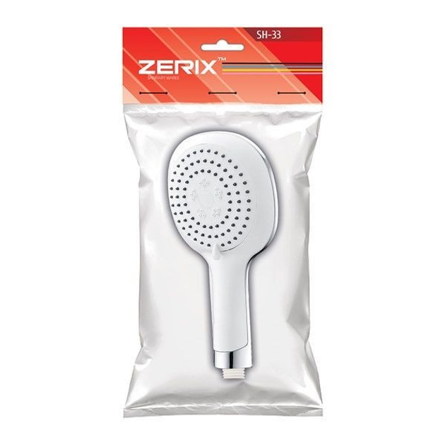 Лійка для душу Zerix SH-33 WHITE біла - изображение 2
