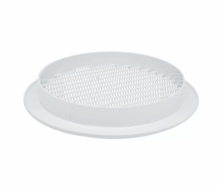 Решетка вентиляционная круглая пластиковая AirRoxy AOzS 120 white диаметр 120 мм белая 02-149 - изображение 2