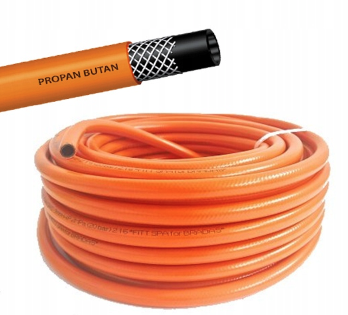 Шланг газовый, для пропана, Bradas 9 мм, PB92550 - изображение 3