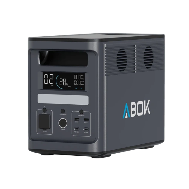 Зарядна станція ABOK ARK2000 2000 Вт / 1536 Вт·год, LiFePO4, UPS, чиста синусоїда, швидка зарядка - зображення 2