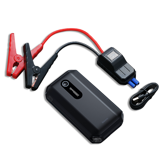Пускозарядное устройство Baseus Super Energy Air Car Jump Starter 1000A 10 000 mAh Black - изображение 2