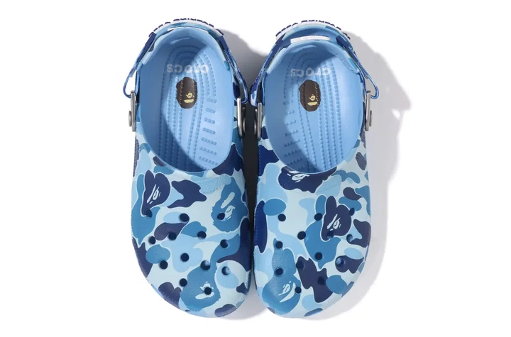 Кроксы BAPE, BAPE® X-CROCS - CLOG, унисекс (36–37) в синем цвете. - изображение 7