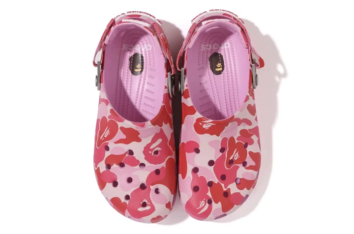 Кроксы BAPE, BAPE® X-CROCS - CLOG, унисекс (45) розовые. - Фото 3 Кроксы BAPE, BAPE® X-CROCS - CLOG, унисекс (45) розовые. - изображение 3