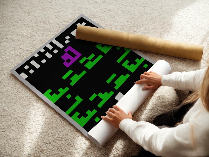 Постер Послання Аресібо, Arecibo message, космос, астрономія, A0 106×35 см (id7343) - зображення 3