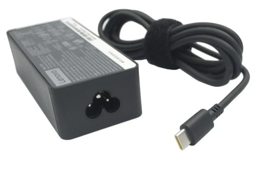 Блок живлення для ноутбуків Lenovo Black, Type-C, 65 Вт, 20V / 3.25A; 15V / 3A; 9V / 2A; 5V / 2A (ADLX65YCC3A) - зображення 3