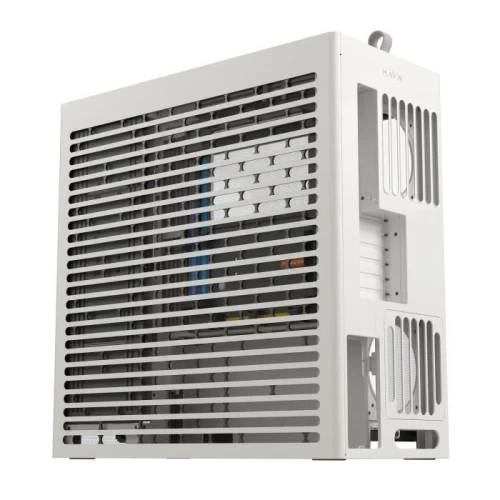 Корпус HAVN HS 420, White, без БЖ, Mid Tower, для E-ATX / ATX / MicroATX / Mini-ITX, 1xType-C / 2xUSB 3.2, макс. CPU - 185 мм / VGA - 480 мм, бічна та передня панель із загартованого скла (HVN-CA-HS420-05) - зображення 4