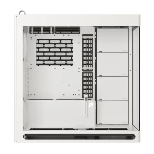 Корпус HAVN HS 420, White, без БЖ, Mid Tower, для E-ATX / ATX / MicroATX / Mini-ITX, 1xType-C / 2xUSB 3.2, макс. CPU - 185 мм / VGA - 480 мм, бічна та передня панель із загартованого скла (HVN-CA-HS420-05) - зображення 5