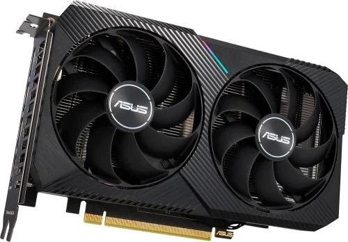 Відеокарта GeForce RTX 3050, Asus, DUAL OC V2, 8Gb GDDR6, 128-bit, DVI-D/HDMI/DP, 1852/14000 MHz, 6-pin (DUAL-RTX3050-O8G-V2) - изображение 4