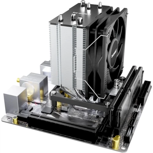 Кулер для процесора be quiet! Pure Rock Slim 3, Black, 1x100 мм (max 1700 об/мин), PWM, для Intel 1851/1700, AMD AM5/AM4, до 130 Вт, висота 127 мм (BK047) - изображение 4