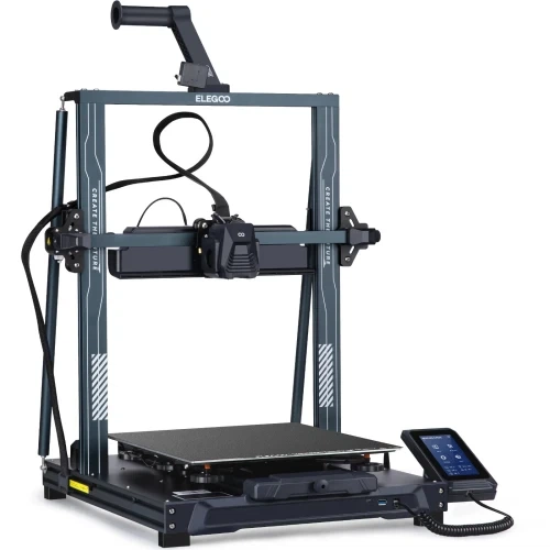 Принтер 3D Elegoo Neptune 4 Plus, Black, FDM, робоча область - 320x320x385 мм, відкритий корпус, для PLA/TPU/PETG/ABS/ASA/Nylon, нитки 1.75 мм, 4.3' сенсорний екран, WiFi / USB / Lan (50.201.015300) - зображення 2