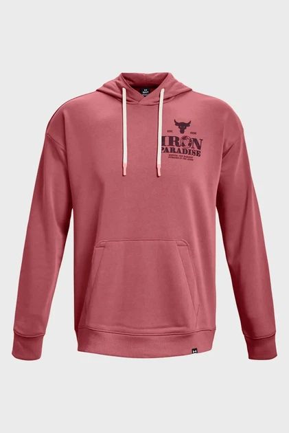Чоловіче червоне худі UA Pjt Rck HG Hwt Terry Hdy Under Armour XL 1373562-600 - Фото 5 Чоловіче червоне худі UA Pjt Rck HG Hwt Terry Hdy Under Armour XL 1373562-600 - изображение 5
