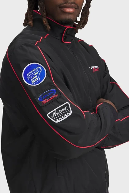 Чоловіча чорна вітровка Pjt Rck Warmup Jkt Under Armour MD 1389931-001 - зображення 2