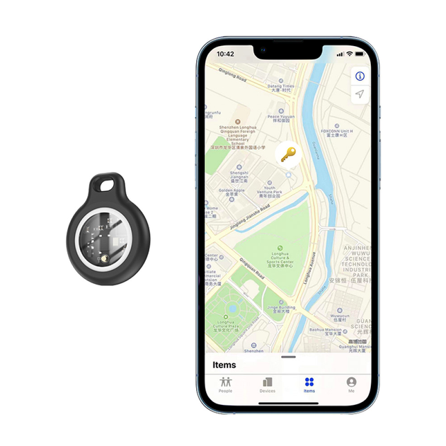 Брелок-антипотеря Hoco E91 поддержка Apple Find My размер 31х31х9 мм вес 7 г литиевая батарея CR2032 - изображение 8