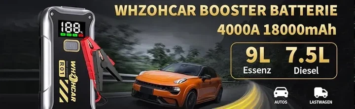 Портативное автомобильное зарядное устройство WHZOHCAR - изображение 2