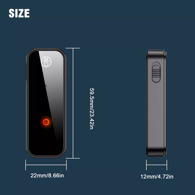 Bluetooth 5.0 AUX адаптер C28 (2 в 1: Приймач RX / Передавач TX) з мікрофоном та Hands-Free / Бездротовий аудіоресивер 3.5 мм для авто, ПК та ТВ - зображення 2