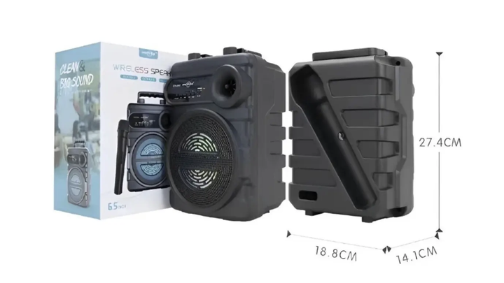 Портативная акустическая колонка GTS-2065 10 Вт, беспроводная Bluetooth-система 5.0 с микрофоном, музыкальная станция TWS USB TF AUX, переносная акустика с аккумулятором 1200 мАч - Фото 5 Портативная акустическая колонка GTS-2065 10 Вт, беспроводная Bluetooth-система 5.0 с микрофоном, музыкальная станция TWS USB TF AUX, переносная акустика с аккумулятором 1200 мАч - изображение 5