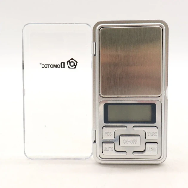 Ювелирные весы до 100г ( 120x62x20 мм) Pocket Scale QCP100, Серые / Электронные мини веса / Карманные весы - изображение 5