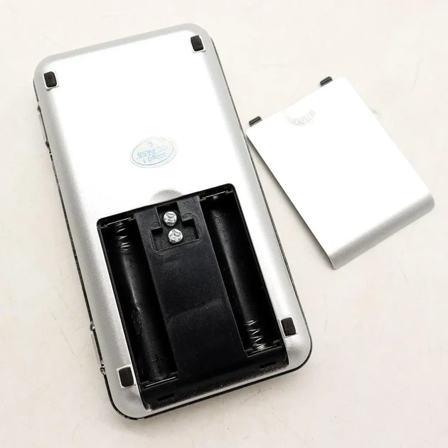 Ювелирные весы до 100г ( 120x62x20 мм) Pocket Scale QCP100, Серые / Электронные мини веса / Карманные весы - изображение 7