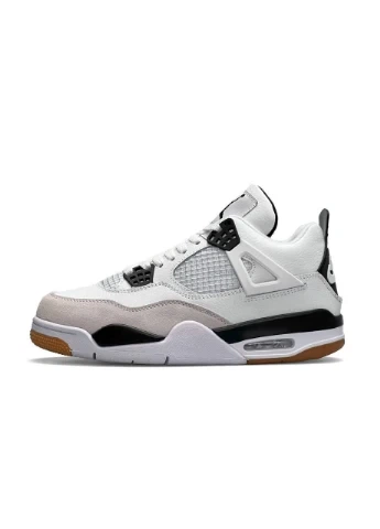 Кросівки чоловічі Air Jordan 4 Retro M White Grey Gum 44 (28см) ( A1230) - Фото 1 Кросівки чоловічі Air Jordan 4 Retro M White Grey Gum 44 (28см) ( A1230) - зображення 1