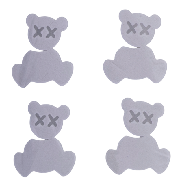 Світловідбивні термопатчі «Ведмедик KAWS-style» 4 шт. термопатчі для одягу — підвищення видимості та безпеки в сутінку - Фото 5 Світловідбивні термопатчі «Ведмедик KAWS-style» 4 шт. термопатчі для одягу — підвищення видимості та безпеки в сутінку - зображення 5