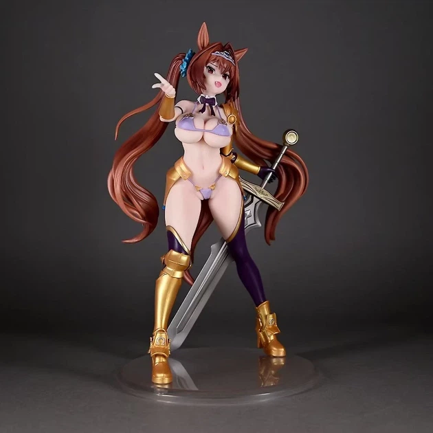 Аніме фігурка Daiwa Scarlet 25 см з гри Uma Musume Pretty Derby, Конячки дербі - Дайва Скарлет, в коробці - изображение 7