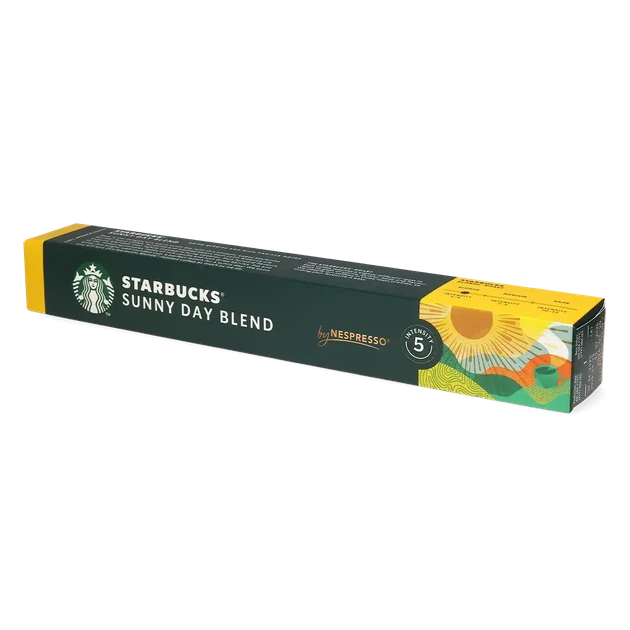 Кава в капсулах Starbucks by Nespresso Sunny Day Blend для Nespresso Original 10 шт., алюмінієві капсули - Фото 1 Кава в капсулах Starbucks by Nespresso Sunny Day Blend для Nespresso Original 10 шт., алюмінієві капсули - зображення 1