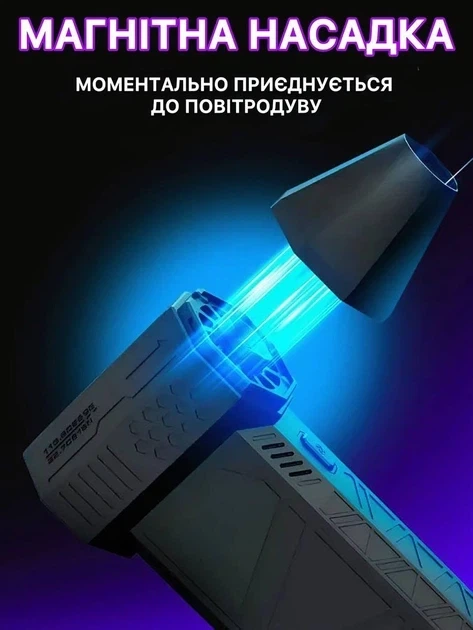 Мини турбовентилятор аккумуляторный воздуходувка UKC - изображение 7