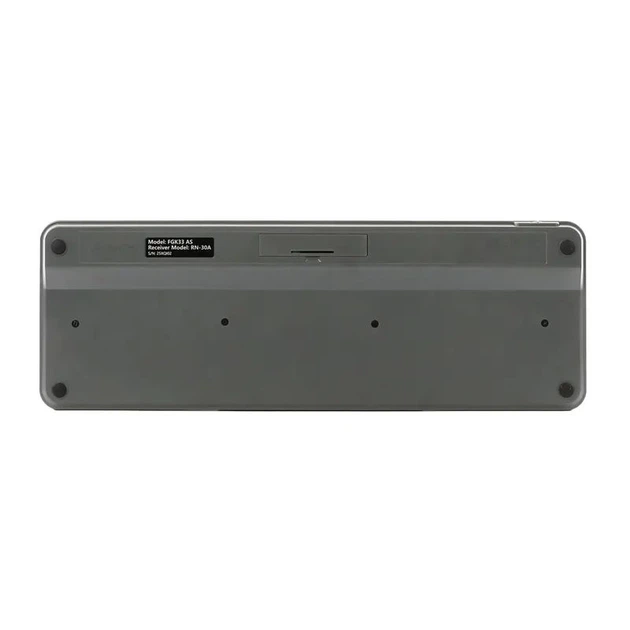 Комплект бездротовий, клавіатура з мишою, A4Tech Fstyler FG3300 Air2 (Grey), сірий колір - изображение 5