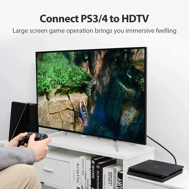 Кабель HDMI-HDMI Vention 3m v2.0 Black (VAA-B05-B300) - Фото 7 Кабель HDMI-HDMI Vention 3m v2.0 Black (VAA-B05-B300) - зображення 7