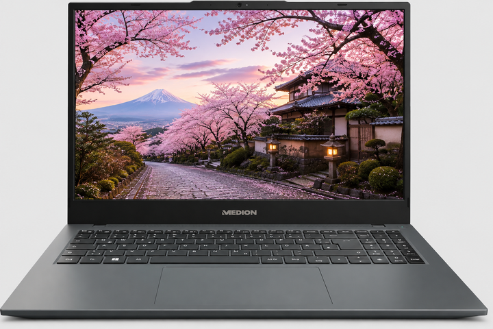 Ноутбук 15,6" Medion (Lenovo Group) E15423 | IPS (1920x1080) FullHD | Intel Core i5-1155G7 | Intel Iris Xe Graphics | RAM 8 ГБ | SSD 512 ГБ | Win11 (5452) - Уценка - изображение 2