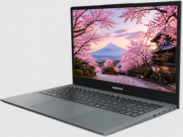 Ноутбук 15,6" Medion (Lenovo Group) E15423 | IPS (1920x1080) FullHD | Intel Core i5-1155G7 | Intel Iris Xe Graphics | RAM 8 ГБ | SSD 512 ГБ | Win11 (5452) - Уценка - изображение 4