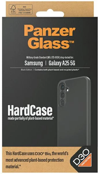 Etui PanzerGlass HardCase with D3O do Samsung Galaxy A25 5G Black (5711724004681) - obraz 4