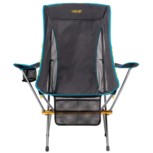 Кресло раскладное Uquip Infinity Lounger 120 кг алюминий серый - изображение 2