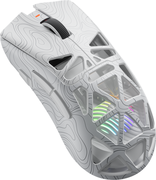 Миша GamePro Genesis Hollow Wireless/Bluetooth/USB White (GM870HW) - Фото 3 Миша GamePro Genesis Hollow Wireless/Bluetooth/USB White (GM870HW) - зображення 3