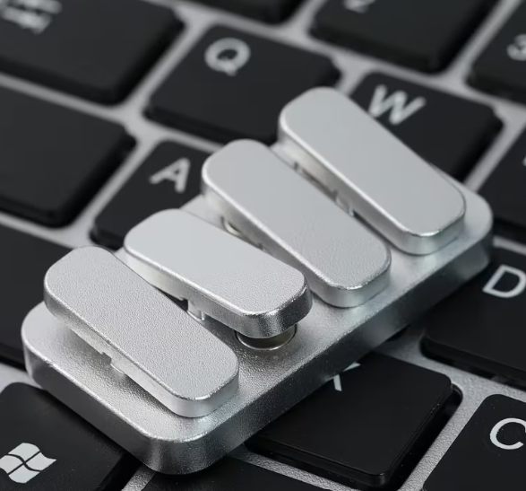 Магнітний слайдер Piano Key заспокійлива металева іграшка фіджет, подарунок для дорослого Чорний - Фото 4 Магнітний слайдер Piano Key заспокійлива металева іграшка фіджет, подарунок для дорослого Чорний - изображение 4