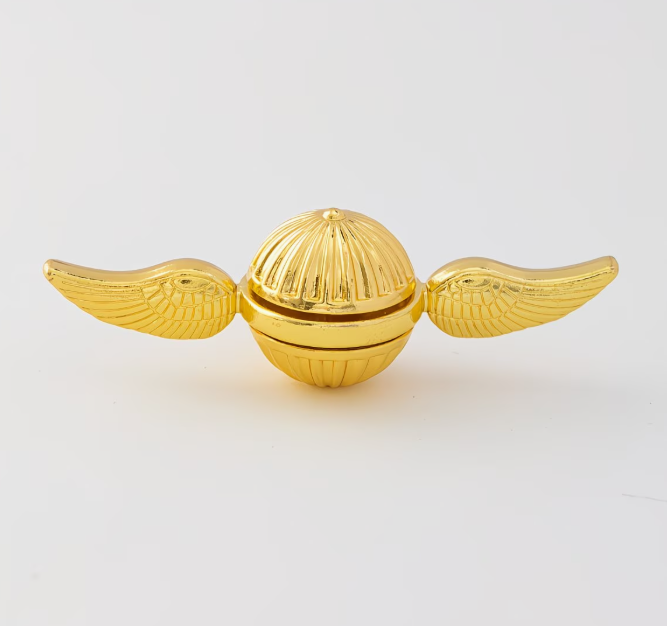 Антистрес спіннер Golden Snitch металева іграшка фіджет - изображение 5