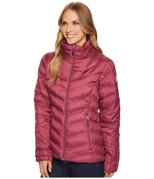 Spyder Active Sports Women's Geared Synthetic Down Jacket Amaranth