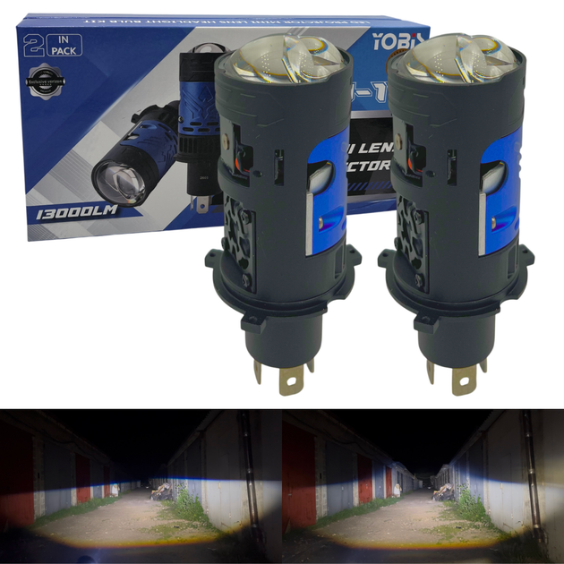 Led светодиодные мини линзы Bi-LED MiniLens YOBIS TJ-115 H4 6000k 70w 12-24v шторка дальнего света (2 шт) - Фото 1 Led светодиодные мини линзы Bi-LED MiniLens YOBIS TJ-115 H4 6000k 70w 12-24v шторка дальнего света (2 шт) - изображение 1
