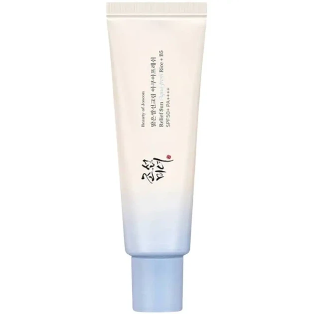 Солнцезащитный крем для лица BEAUTY OF JOSEON Relief Sun Aqua-Fresh Rice + B5 SPF50+ PA++++ с рисовой водой и пантенолом, 50 мл - Фото 2 Солнцезащитный крем для лица BEAUTY OF JOSEON Relief Sun Aqua-Fresh Rice + B5 SPF50+ PA++++ с рисовой водой и пантенолом, 50 мл - изображение 2